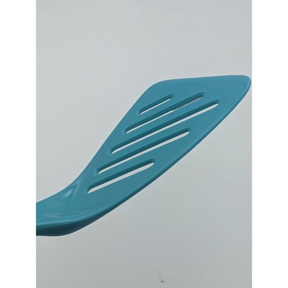 Hutzler Spatula Slotted Melamine Turner Flipper No 541 Turquoise Blue - Picture 4 of 4